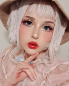 lolita kawaii makeup look